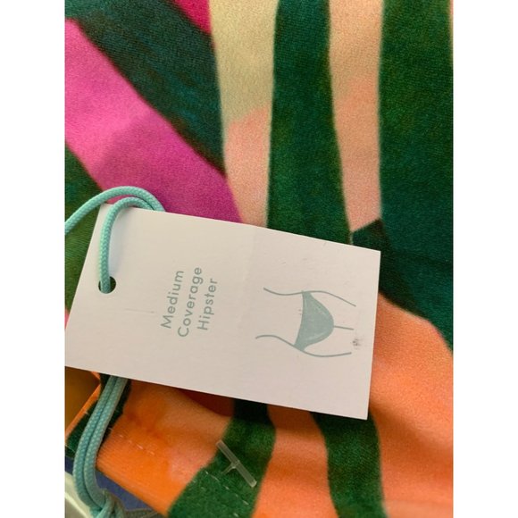 Kona Sol Bikini Swim Bottom Suit Medium Coverage Hipster Tropical Floral S - XL - Picture 10 of 12